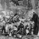 December 1856: Uncle William giving out his presents to the family. Original Publication: Illustrated London News - pub. 1856 Uncle William’s Christmas Presents - engraving - John Gilbert (Photo by Hulton Archive/Getty Images)